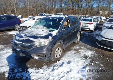 2015 Honda Cr-V Lx from USA, damaged, VIN 5J6RM4H35FL016035